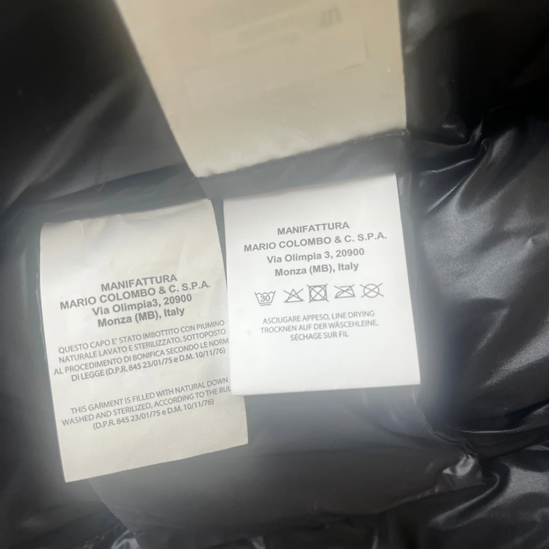Svart Colmar pufferjacka med glans - 3