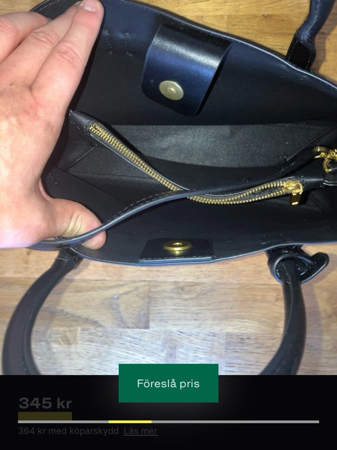 MNG svart handväska - 2