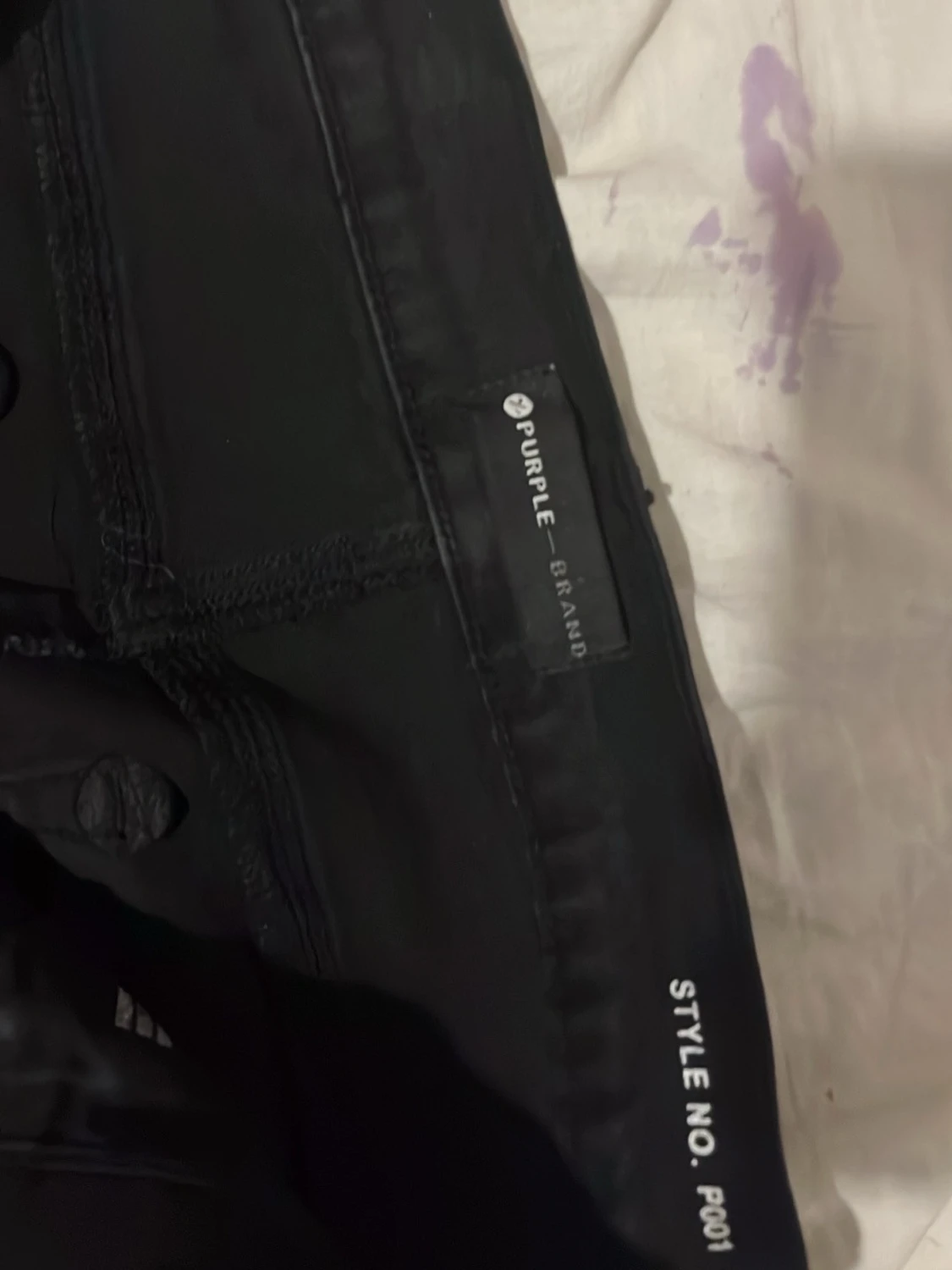 Svarta ripped jeans från Purple Brand - 2