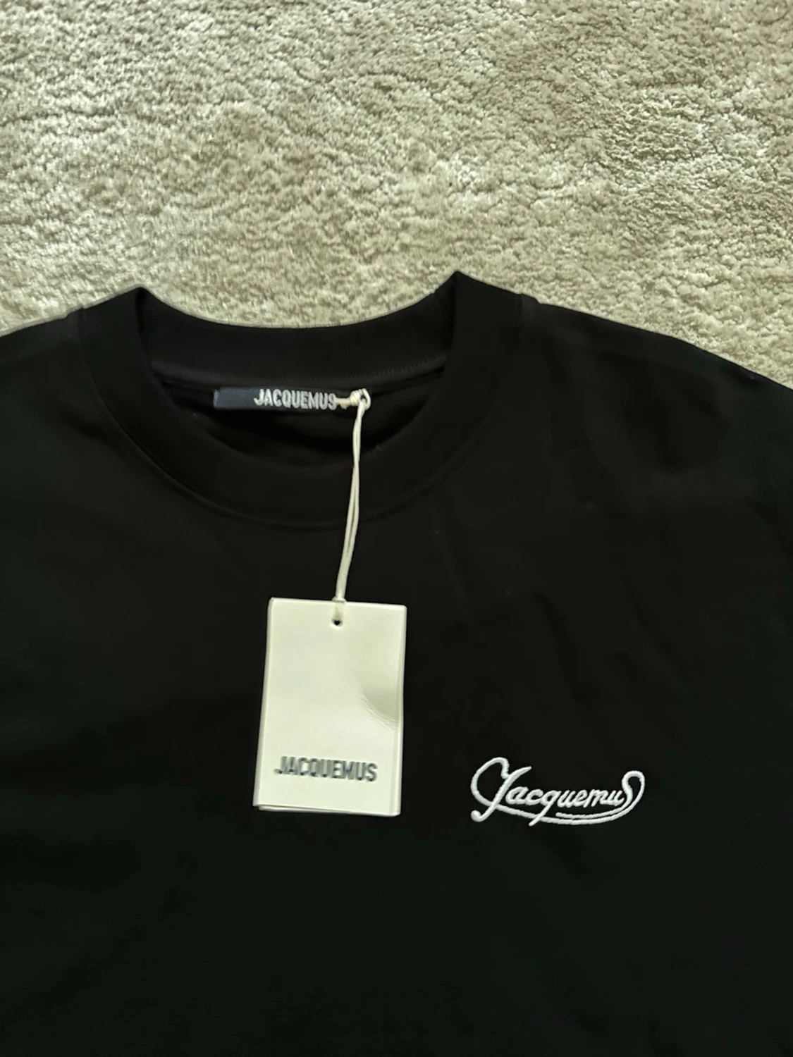 Svart Jacquemus t-shirt i bomull - 1