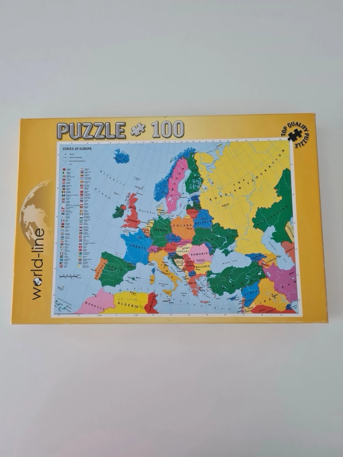 Europa Pussel - 100 bitar