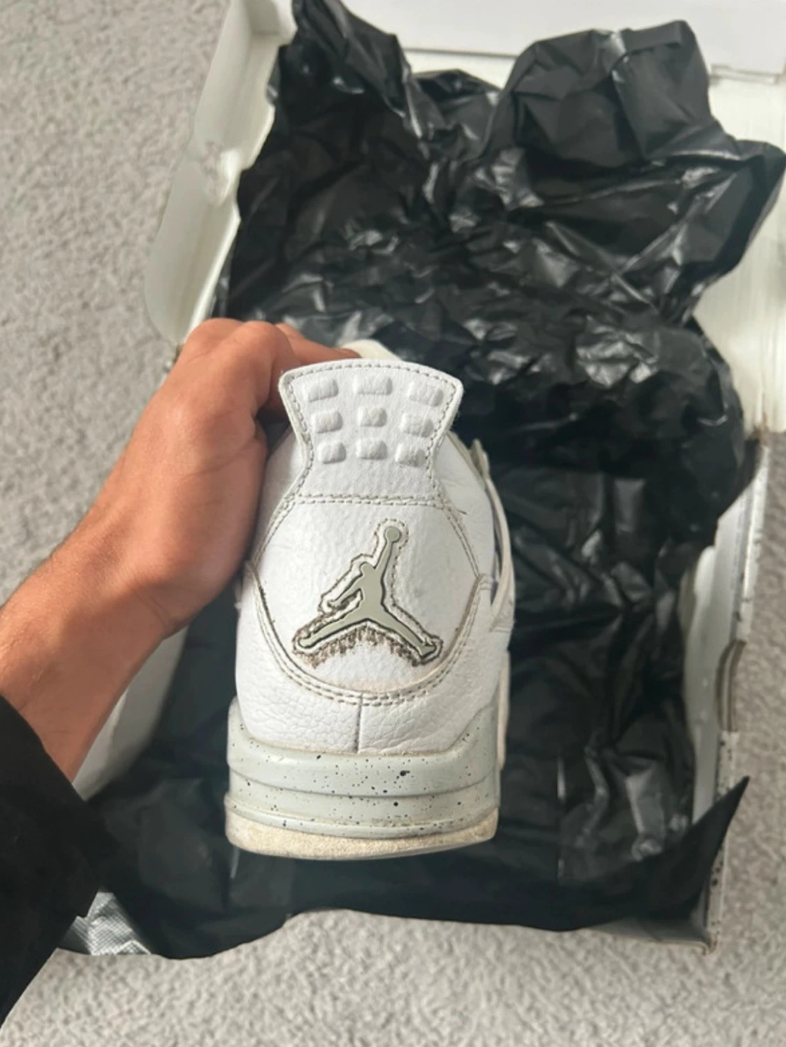 Nike Air Jordan 4 Retro vit - 3