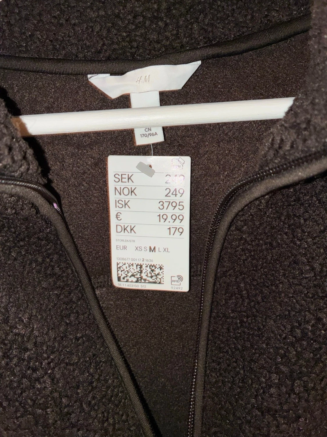 Brun teddyjacka från H&M - 1