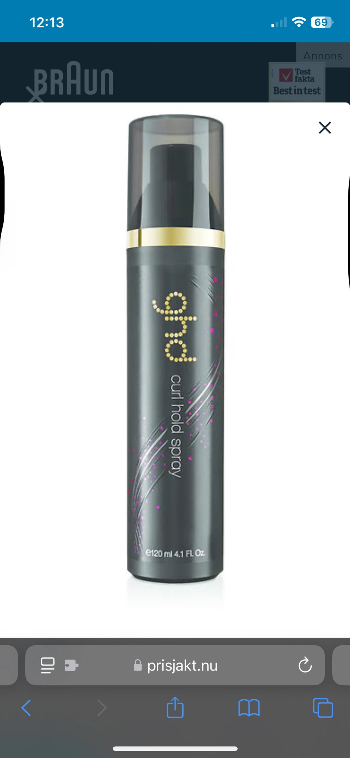 ghd Curl Hold Spray 120 ml