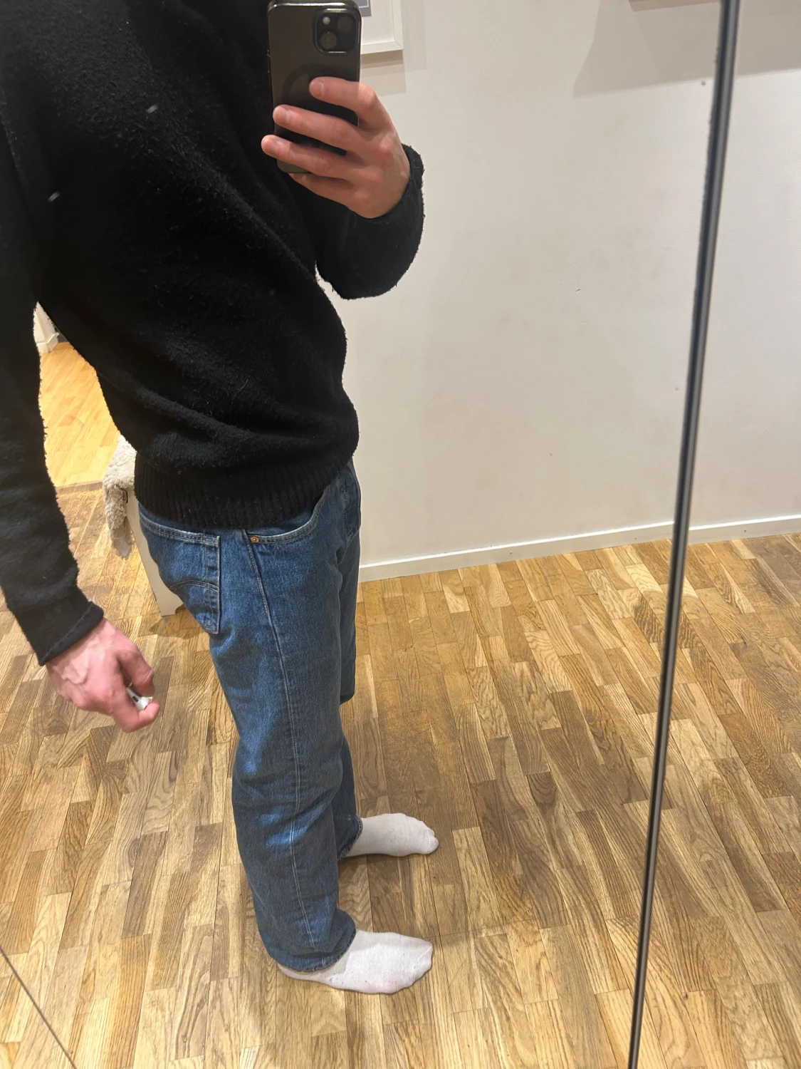 Levi's 501 blå jeans original straight fit - 1