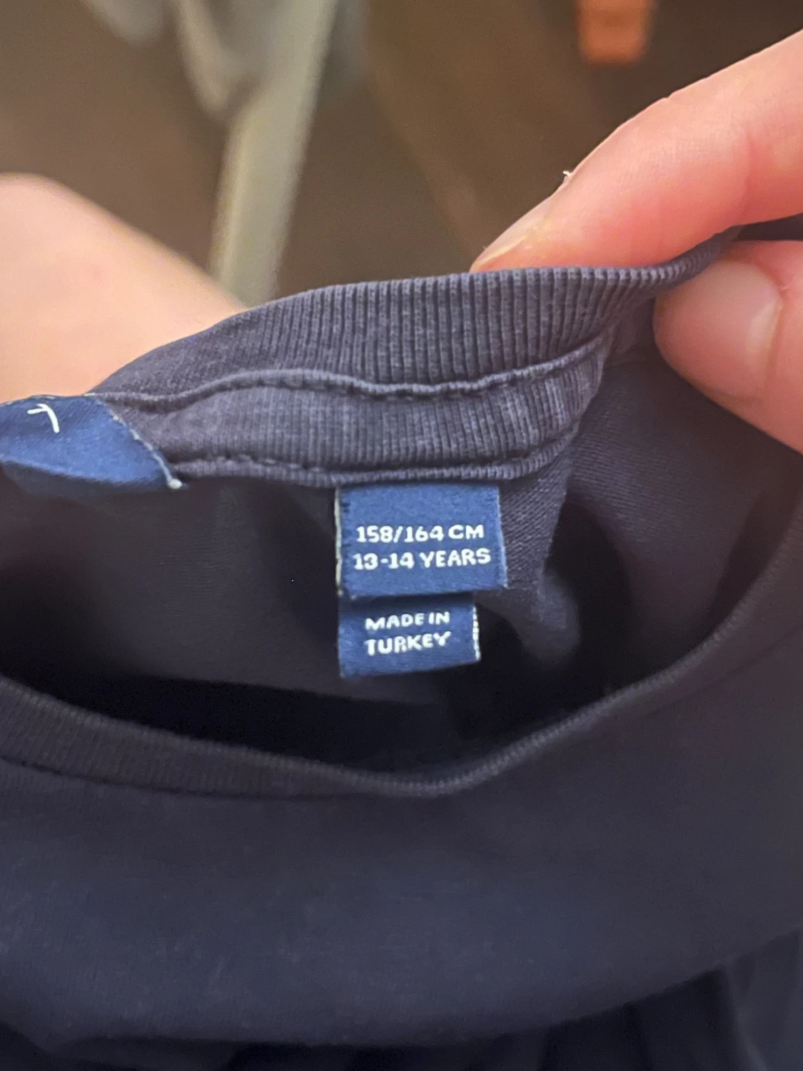 Mörkblå långärmad tröja från GANT - 2