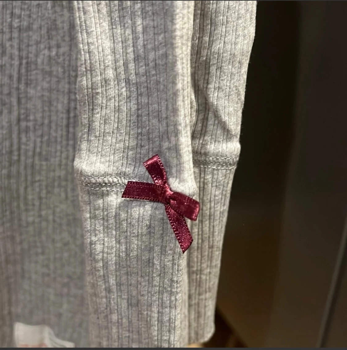 Grå ribbad långärmad tröja Odd Molly - 3