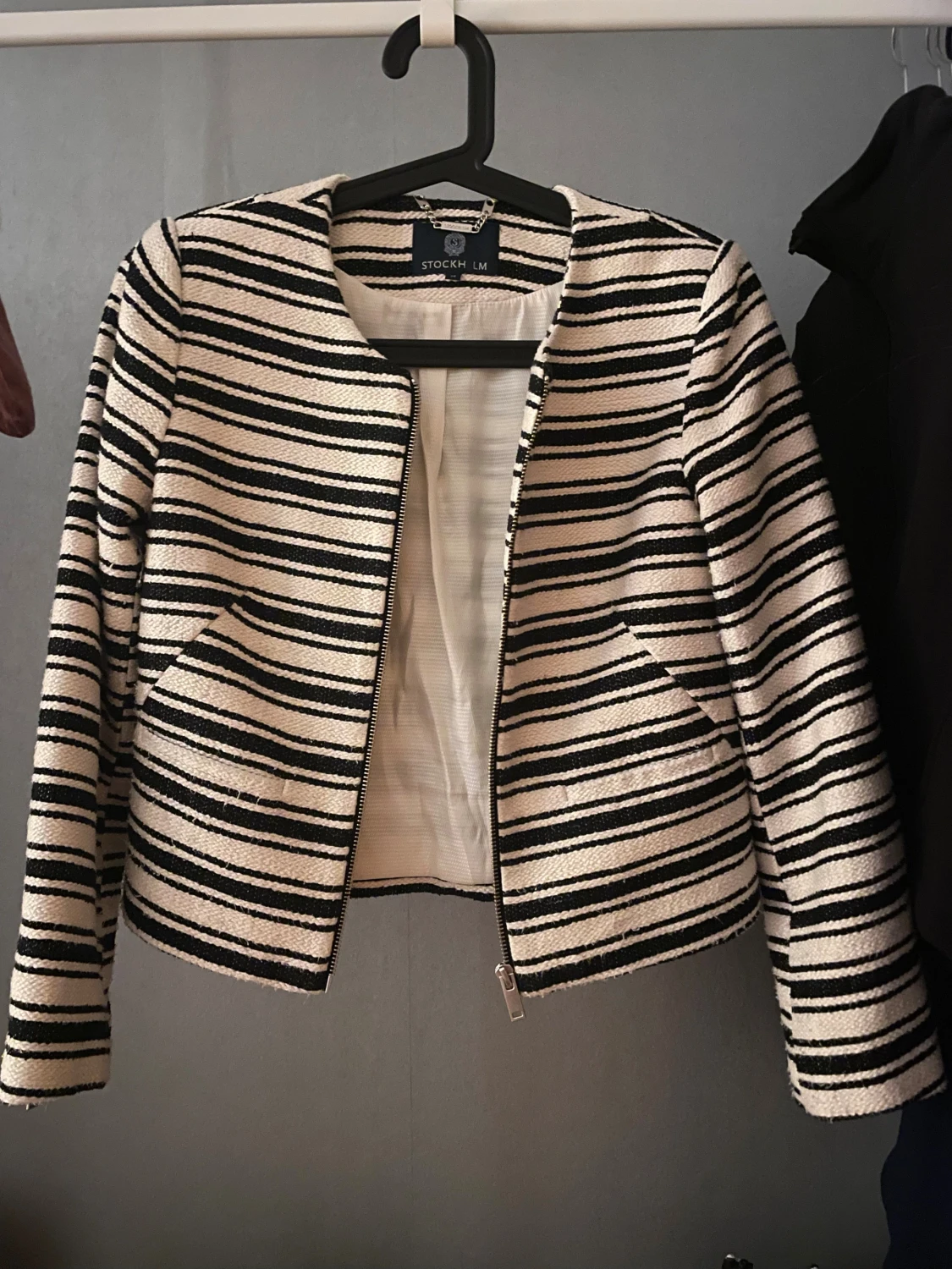 Randig kavajjacka/kofta från Stockh LM