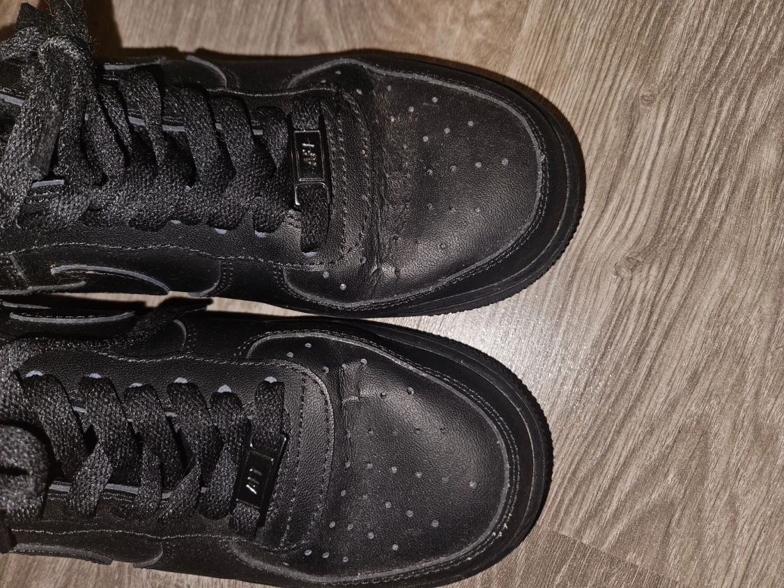 Svarta Nike Air Force 1 sneakers - 3