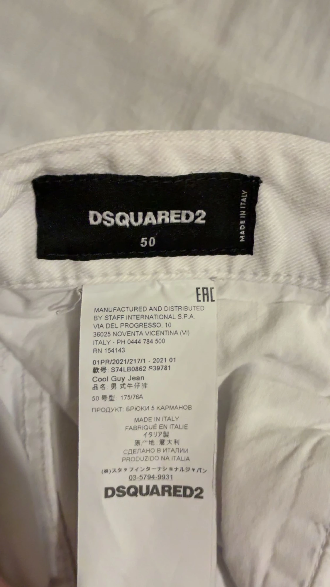 Vita jeans från Dsquared2 cool Guy - 4