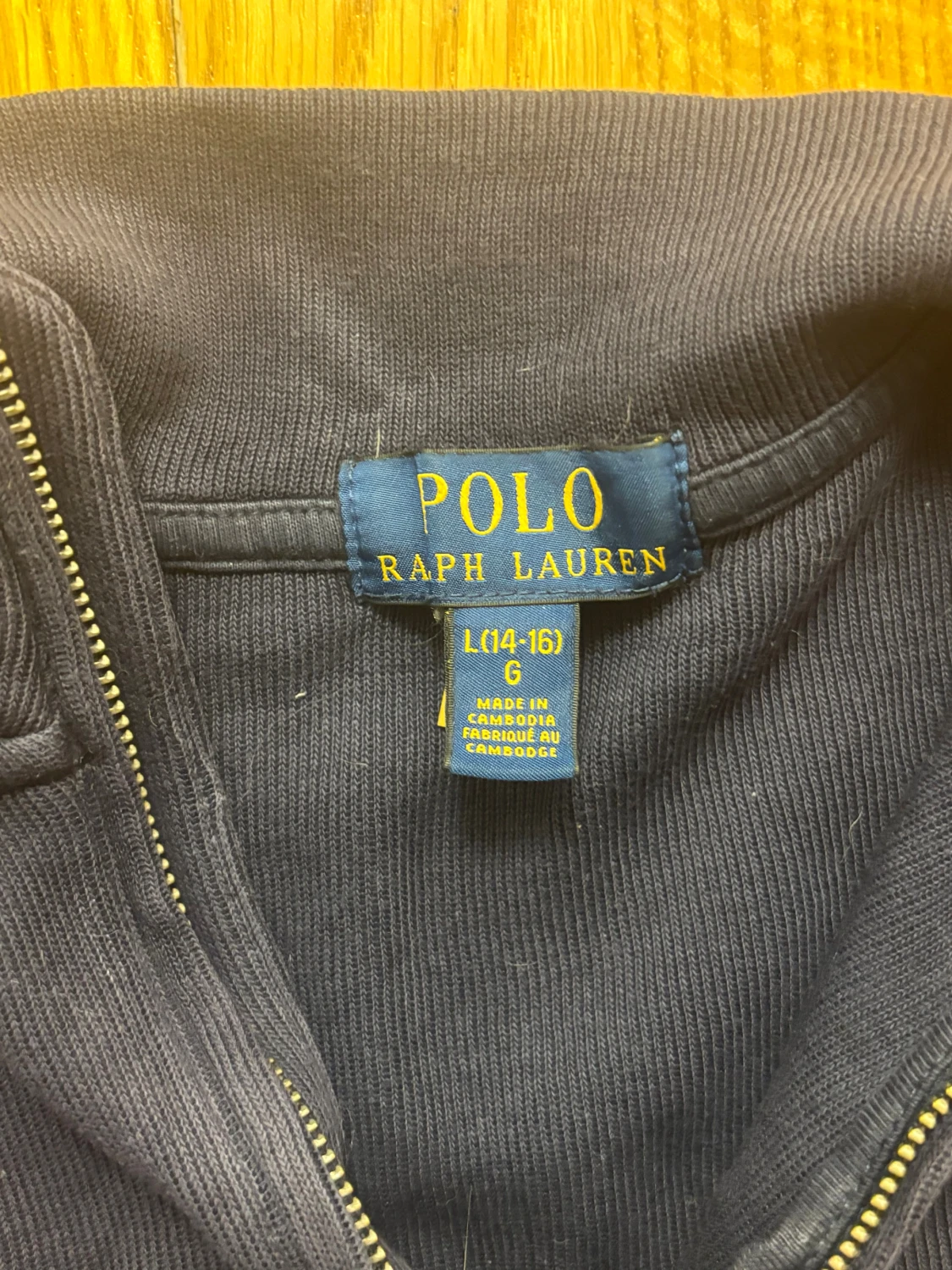 Mörkblå half zip tröja Polo Ralph Lauren - 1