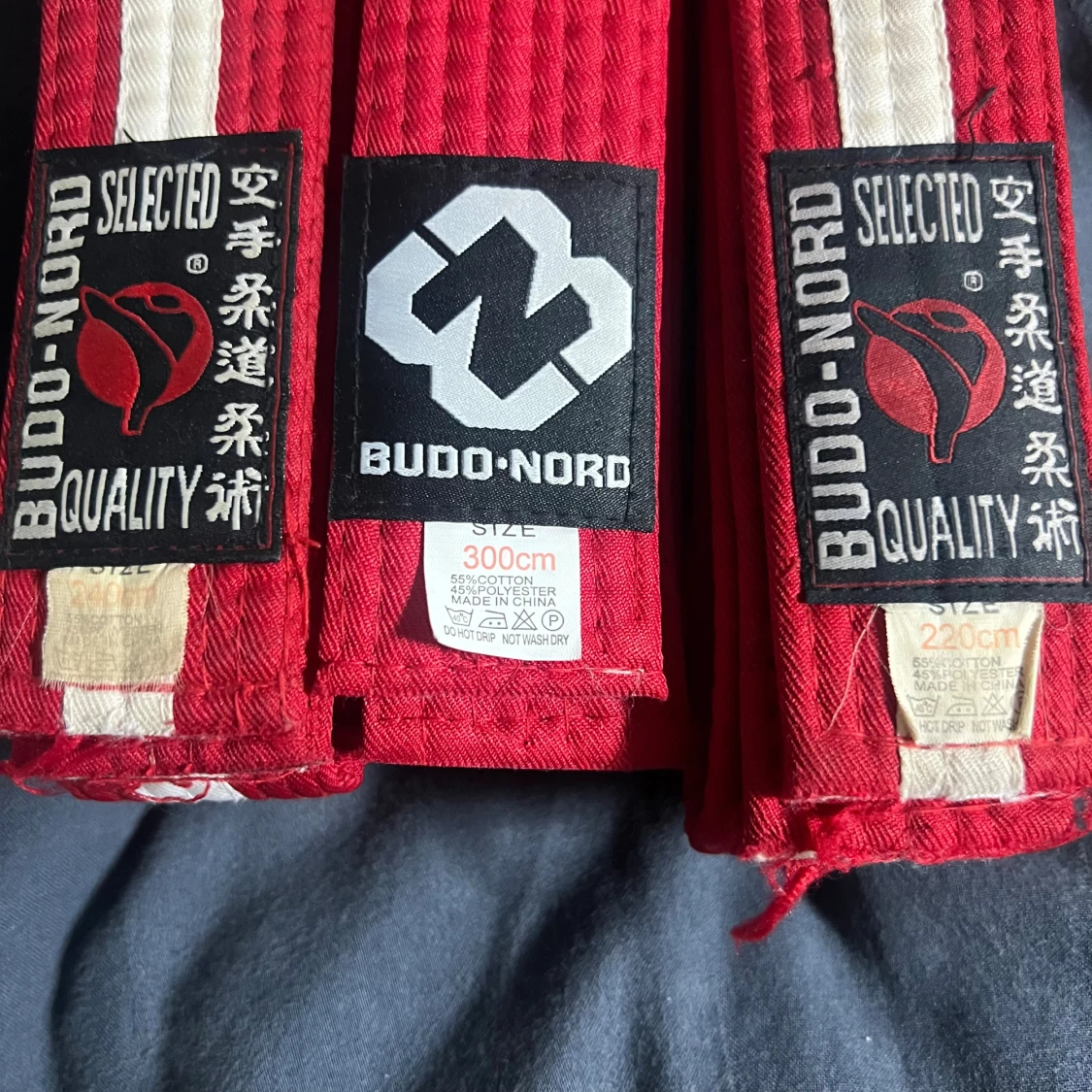 Rött karatebälte från Budo-Nord - 1