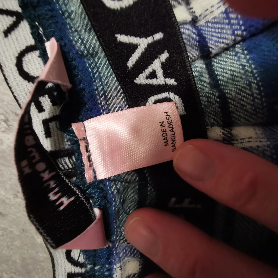 Rutiga blå-gröna shorts Hunkemöller XS - 1