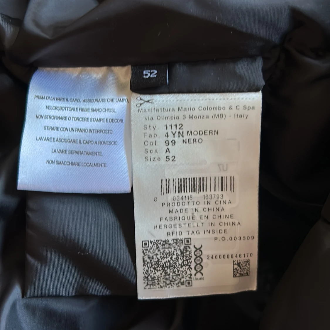 Svart hybridjacka från Colmar, strl 52 - 2