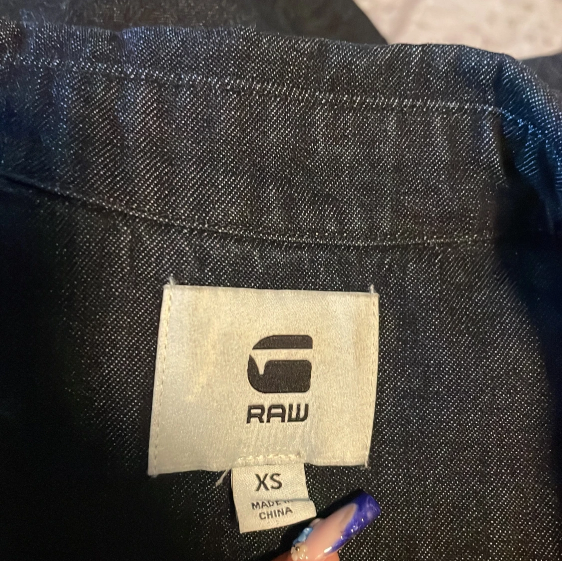 Mörkblå skjorta från G-Star RAW XS - 2