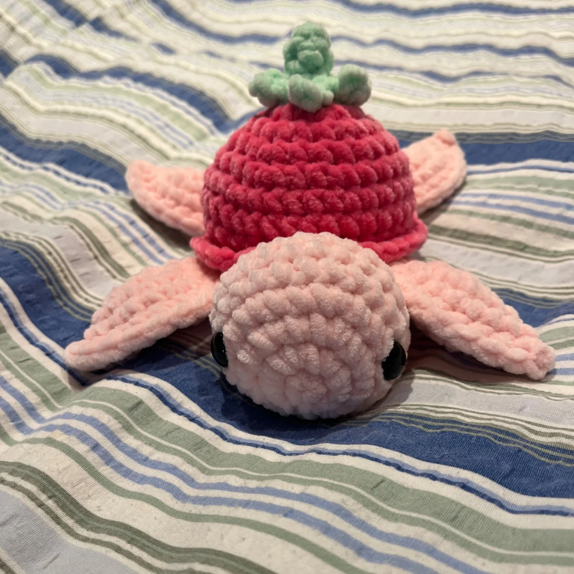 Virkad jordgubbssköldpadda 