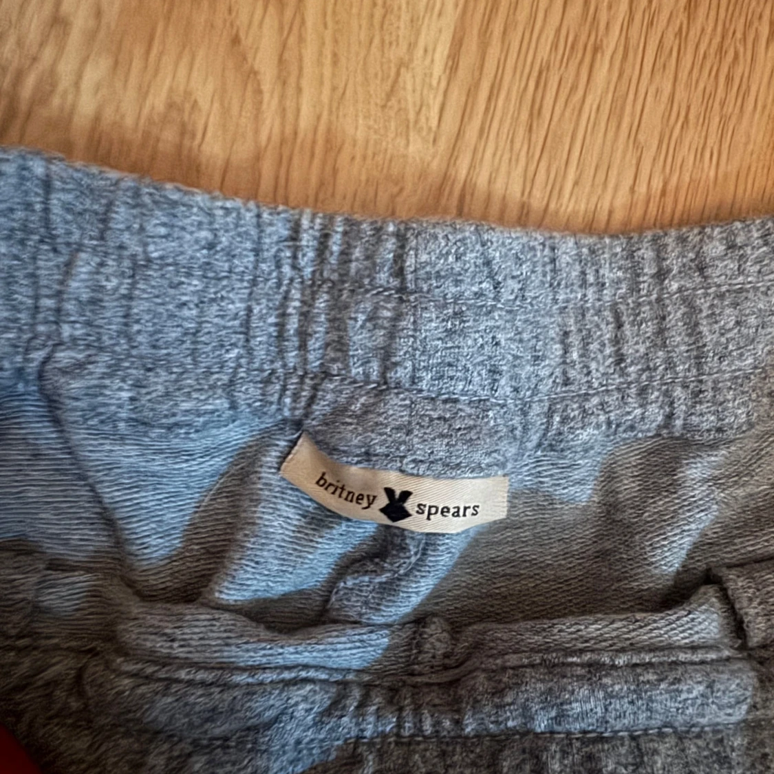 Grå shorts Britney Spears med snörning - 1