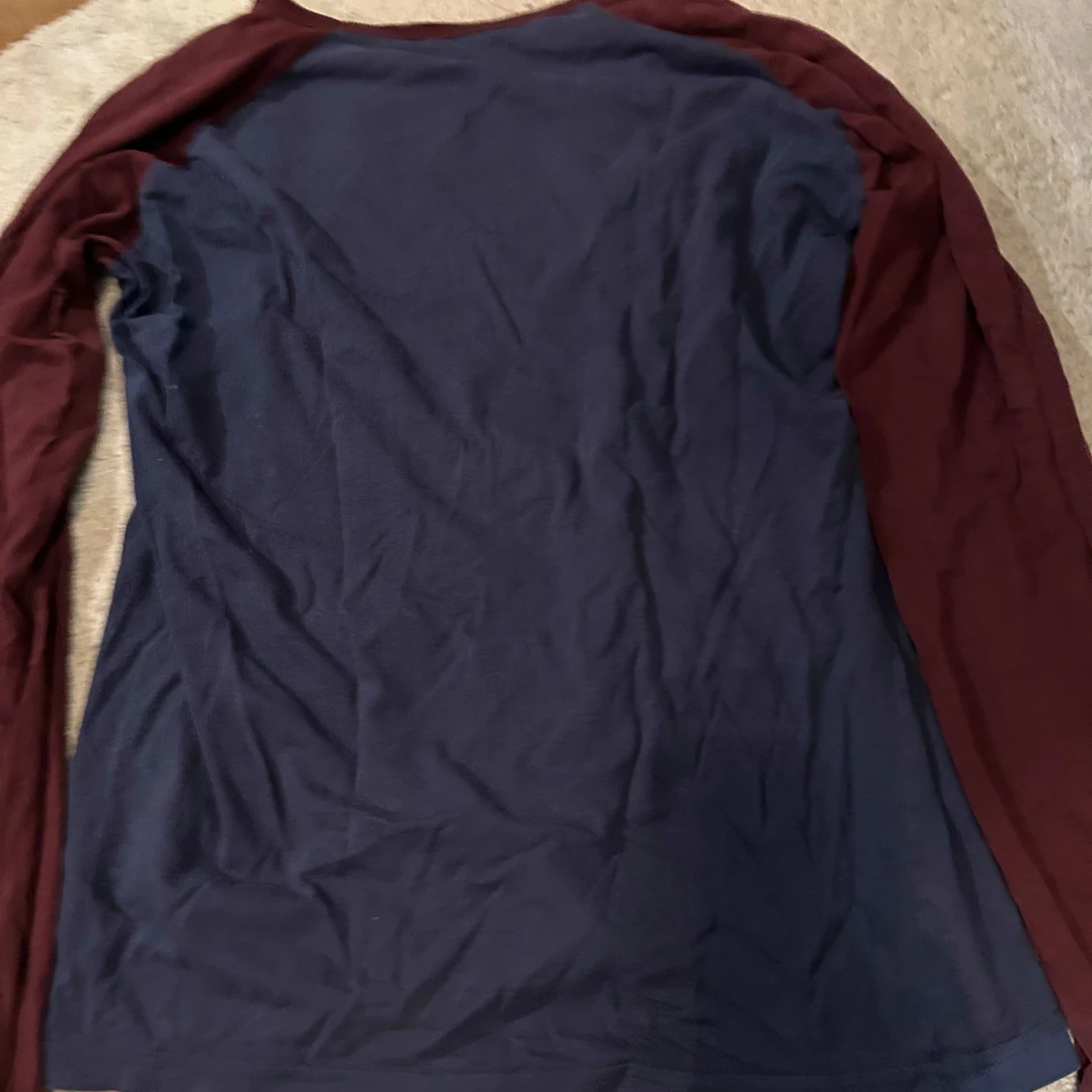 Blå långärmad NYC-tröja Dressmann - 1