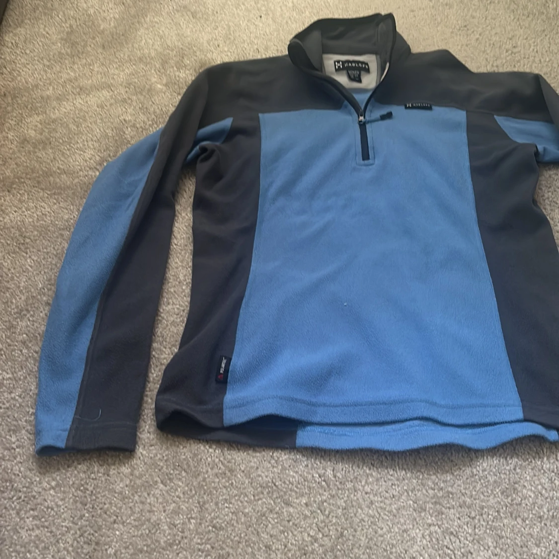 Blå fleece-tröja från Haglöfs - 3