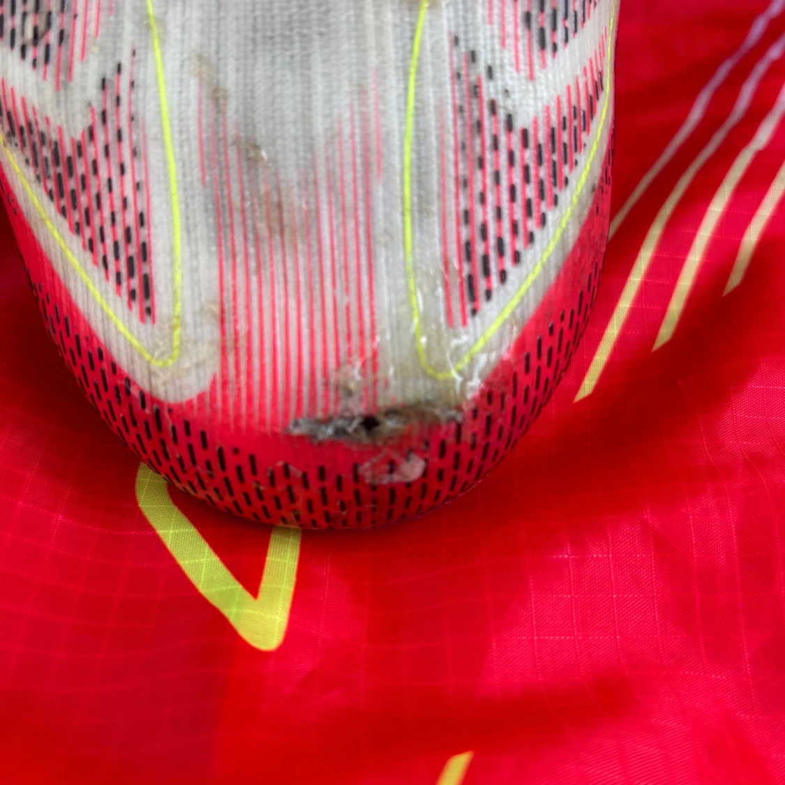 Adidas F50 fotbollsskor röd/vit - 2