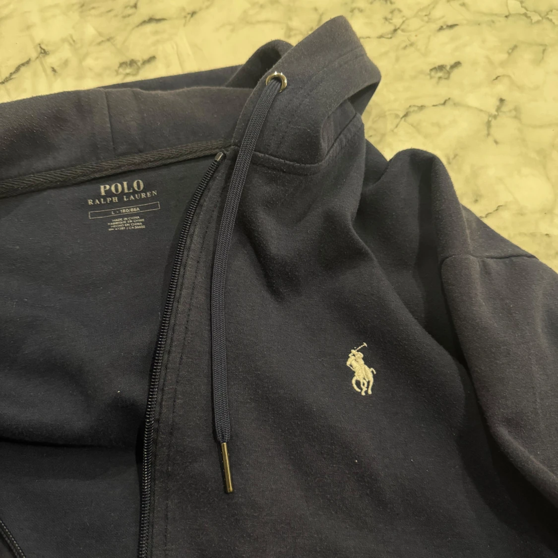 Marinblå hoodie från Polo Ralph Lauren - 2