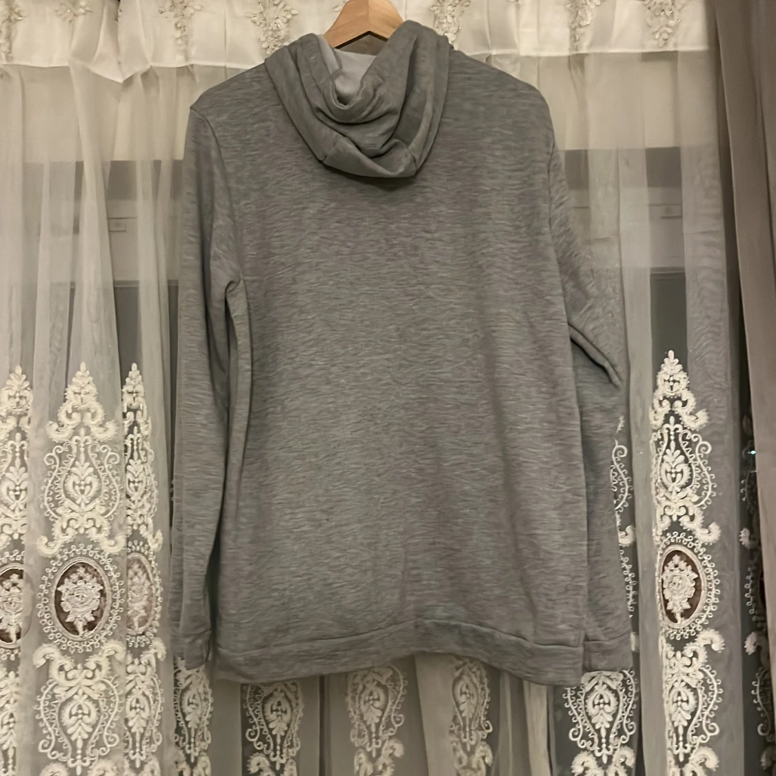 Grå Nike hoodie med dragkedja - 1