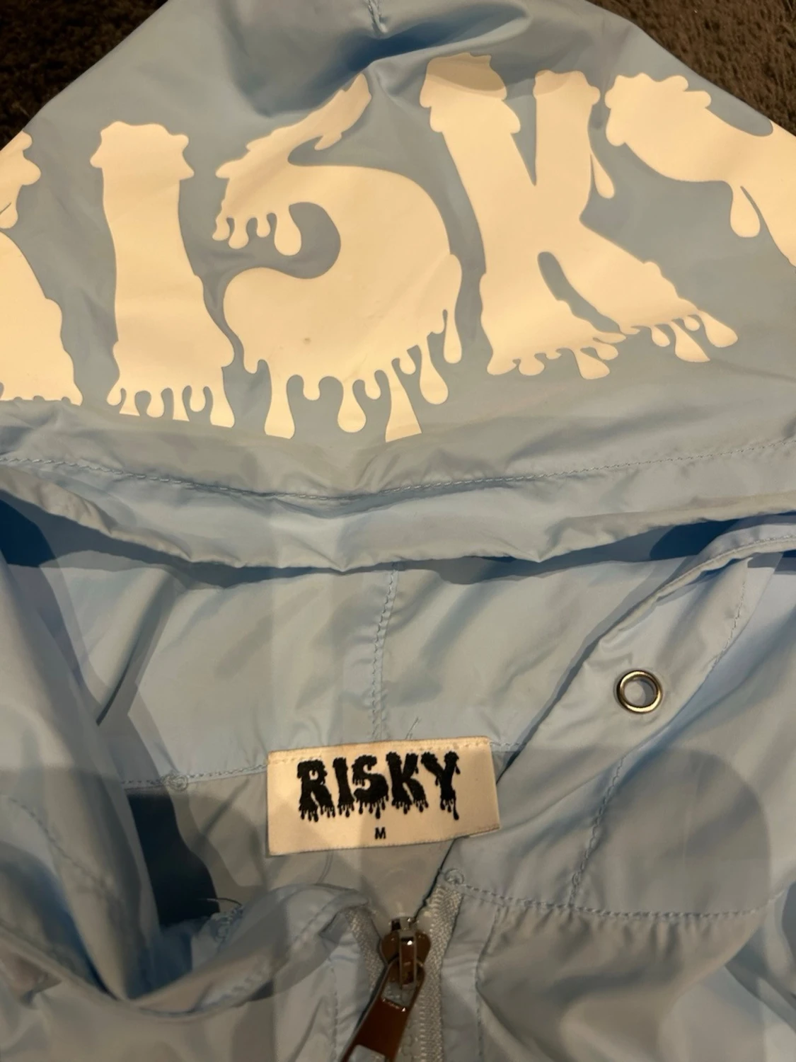 Ljusblå vindjacka från Risky - 2