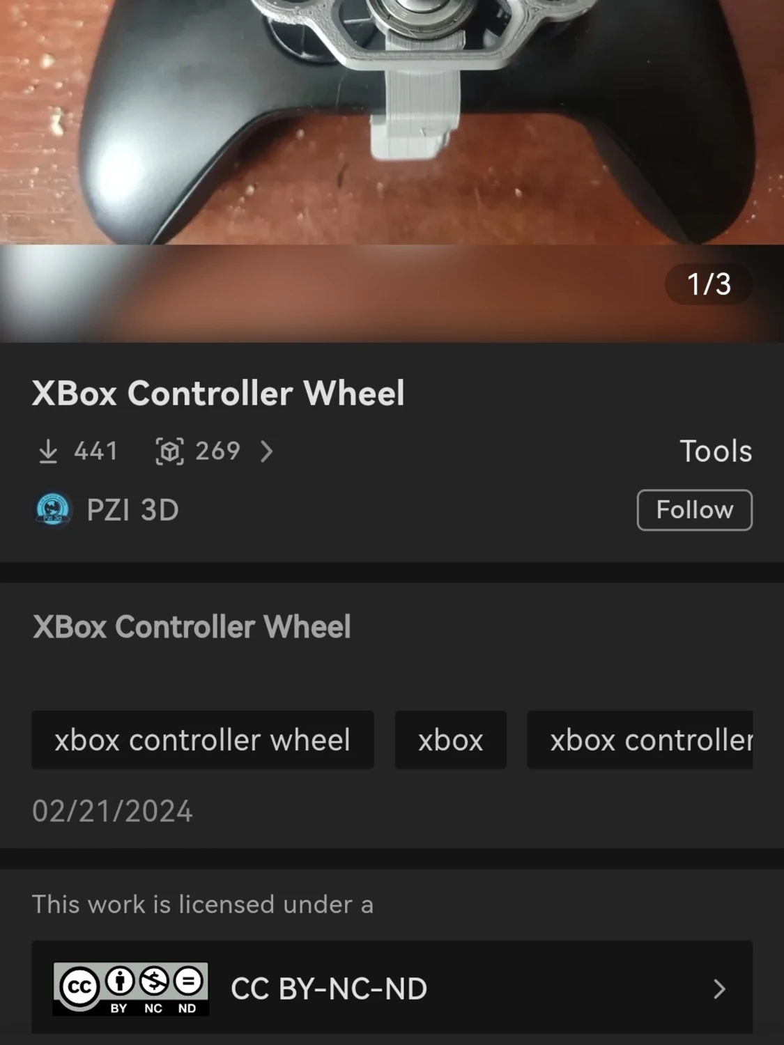 Xbox Controller Wheel
