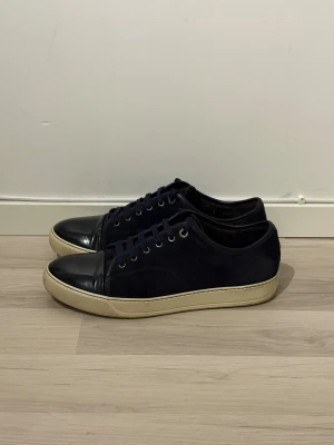 Lanvins mörkblå - Mörkblå Lanvins med glans | Storlek - Uk10/Eu 44 | Skick - 8,5/10 | Inga defekter | inget og medföljer | Retail - 5200kr | hör av er vid frågor eller funderingar 🙌