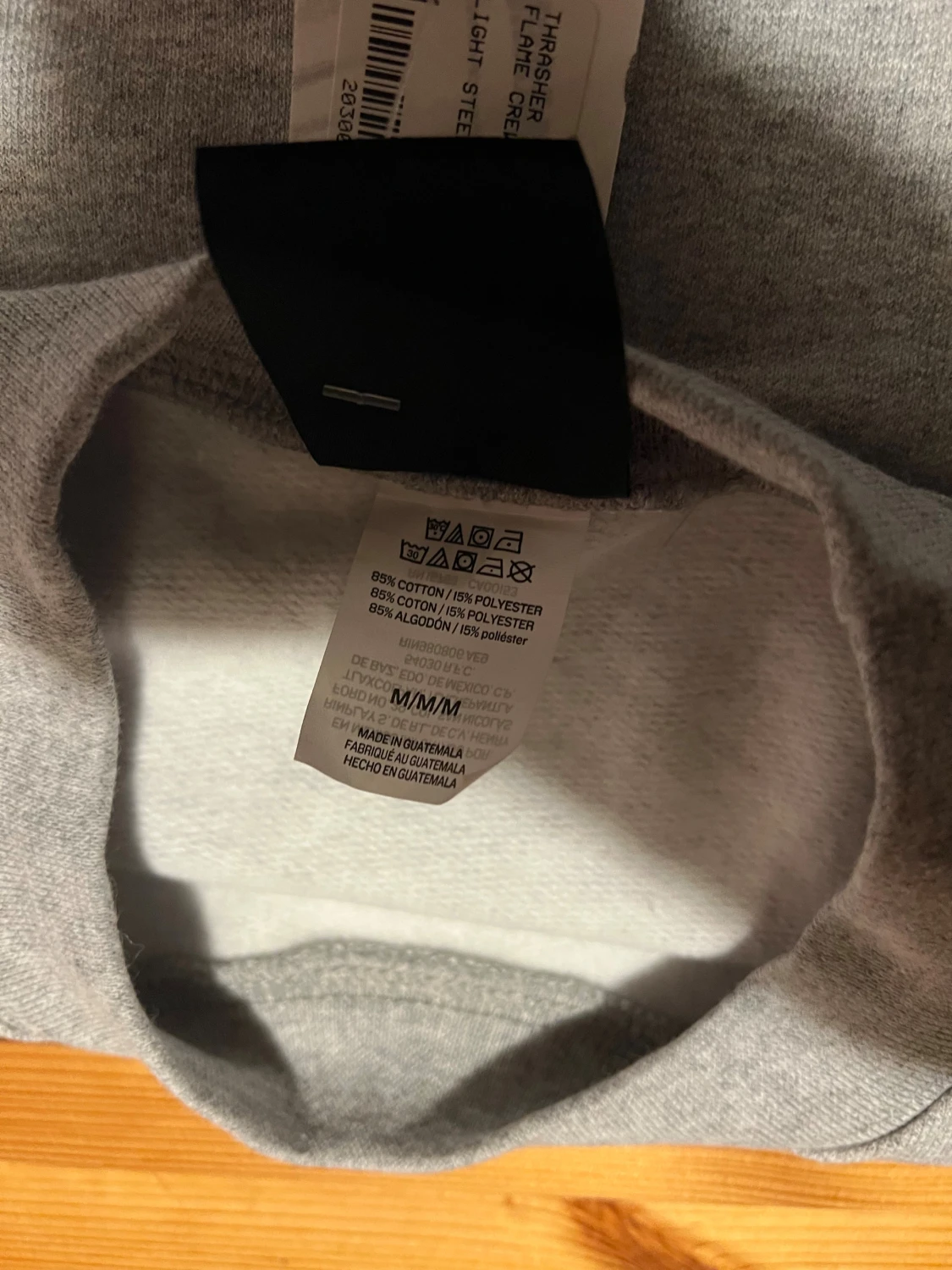 Grå Thrasher sweatshirt. (GE PRISFÖRSLAG) - 3