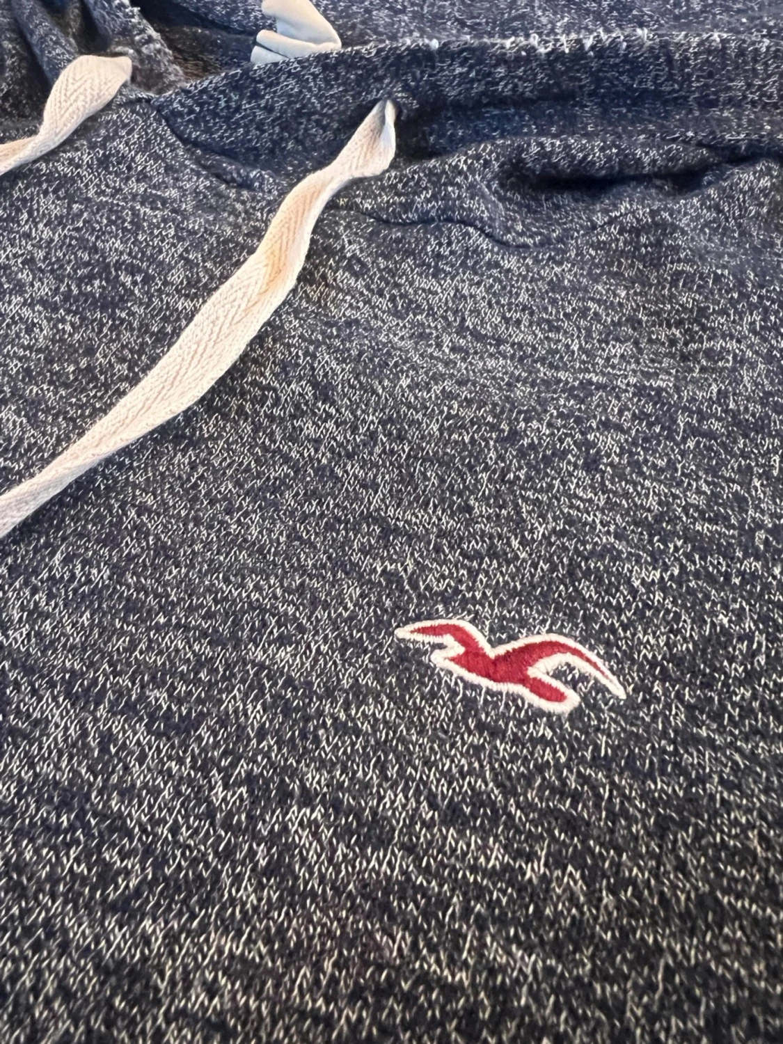 Blågrå hoodie från Hollister - 3