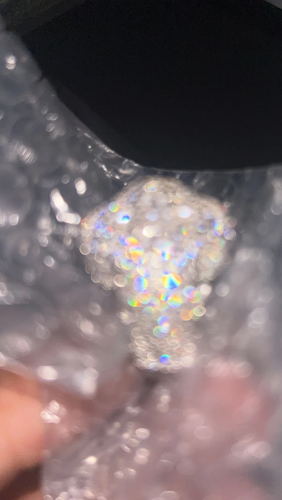 Glittrig silverväst med stenar - 2