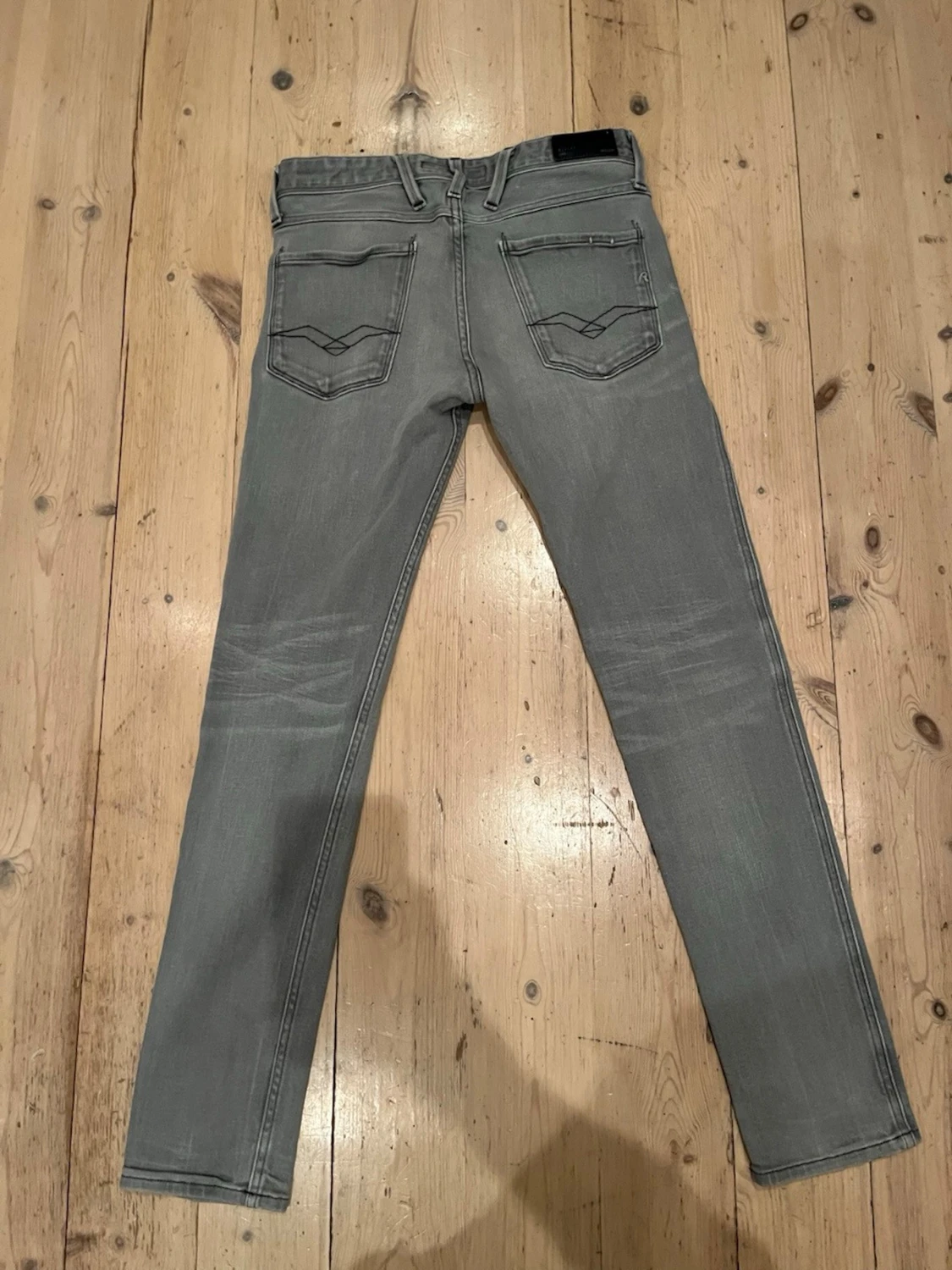 Grå replay anbass jeans - 2