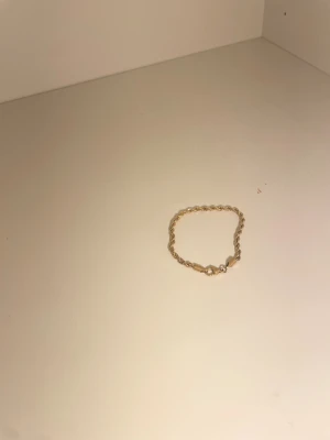 Guld pläterat Cordell armband  - Snyggt och stilrent armband i guldplätering. Längd 20 cm och bredd 4 mm, perfekt som en enkel accessoar eller att kombinera med andra smycken. Nyskick, använd knappt.