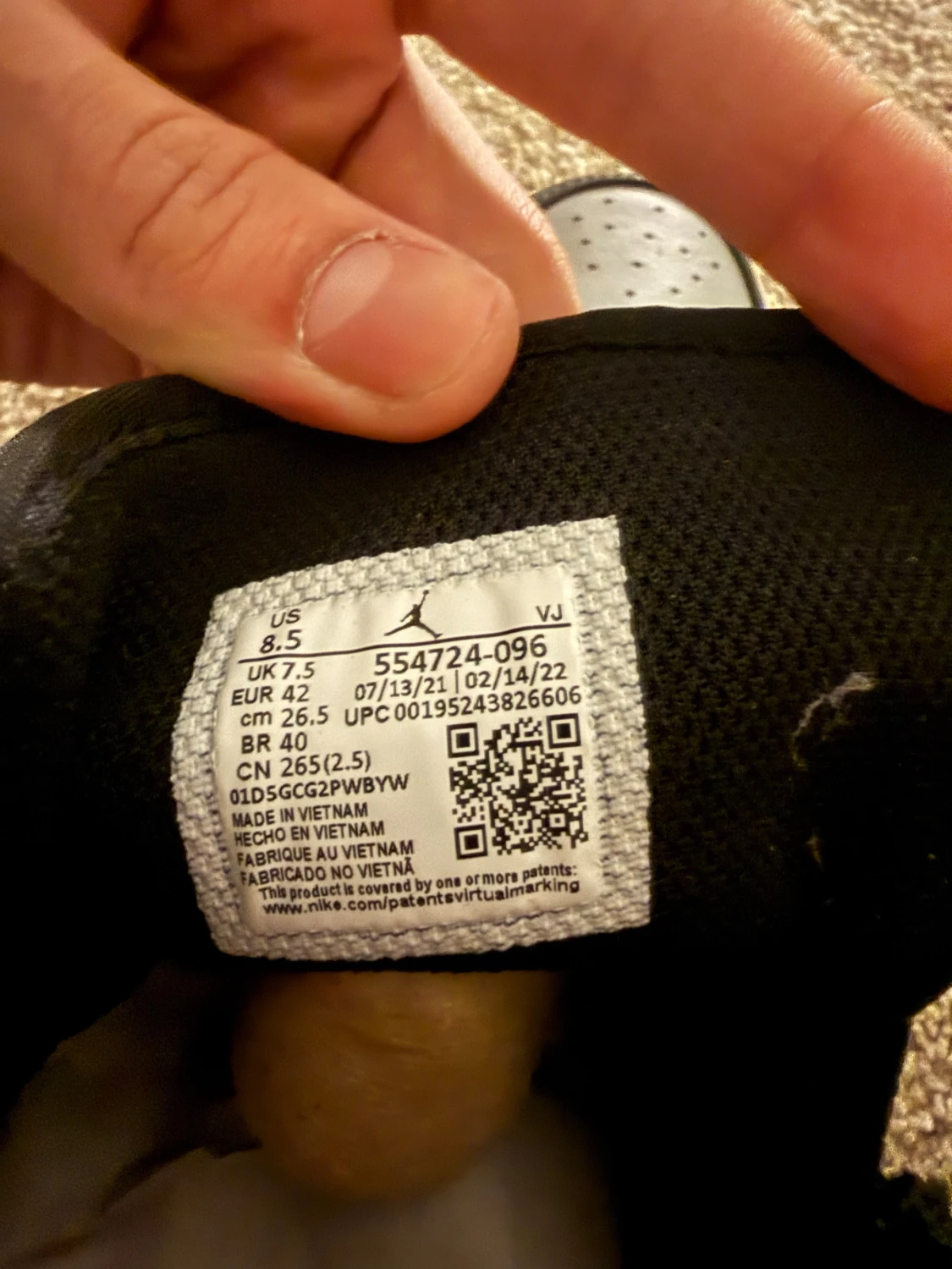 Jordan 1 Shadow red - 3