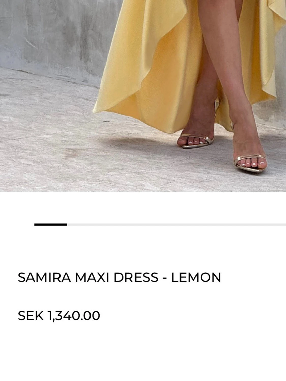  maxi klänning i gult! Helt ny - 3