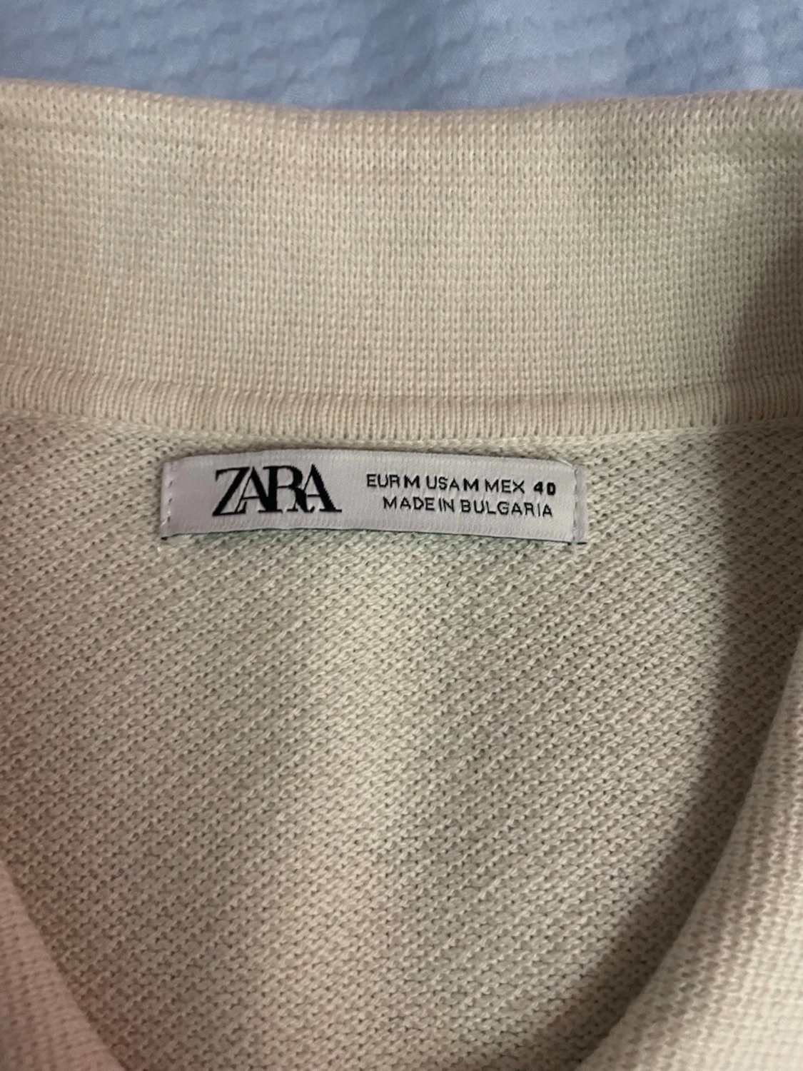 Beige polotopp från Zara, storlek M - 2