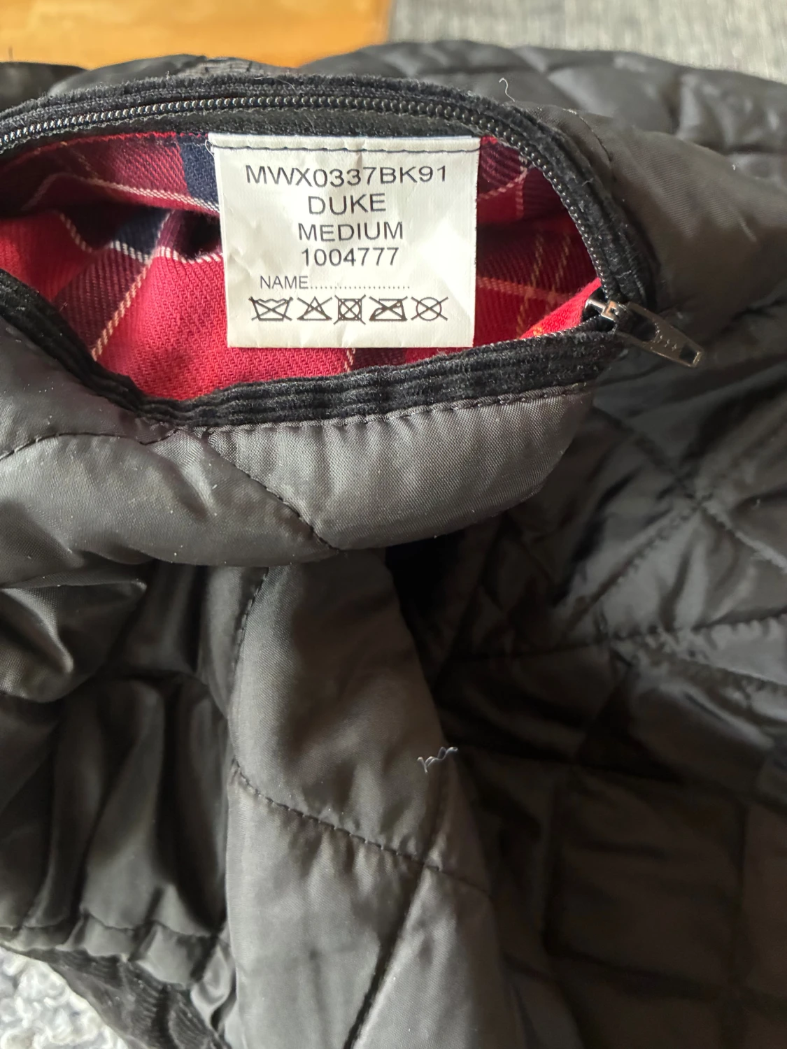 Svart Barbour waxjacka M - 4