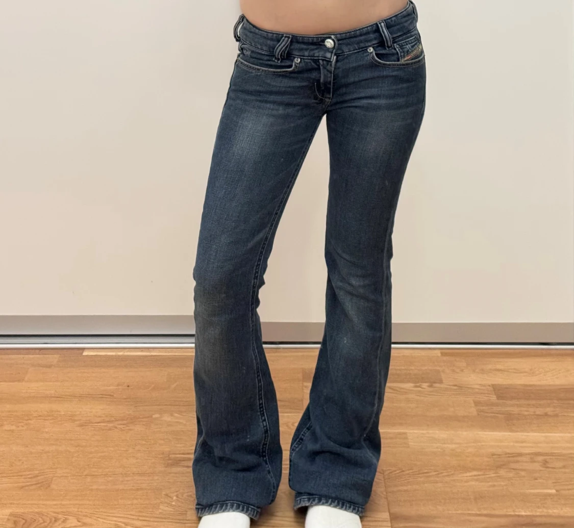 ultra low rise Diesel bootcut jeans  - 1