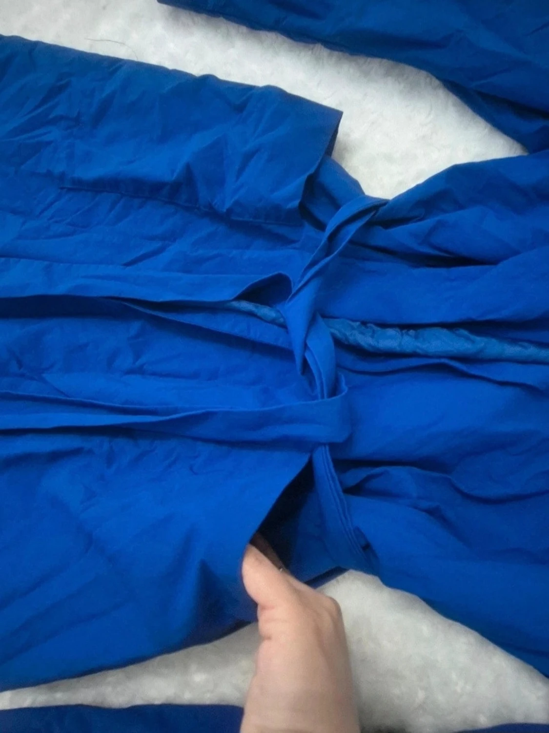 Blå trenchcoat från Bialcon, strl 40 - 2