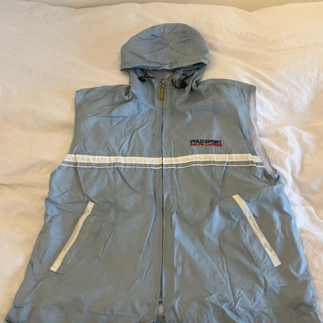Polo Ralph Lauren Sport windbreaker ljusblå väst  - 1