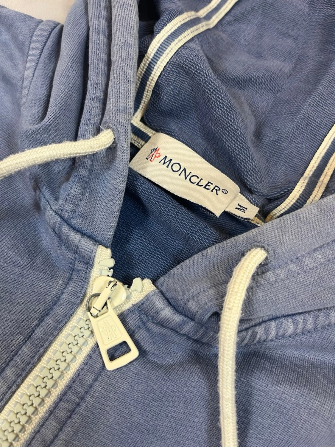 Moncler Maglia Cardigan – Ljusblå – Strl M - 2