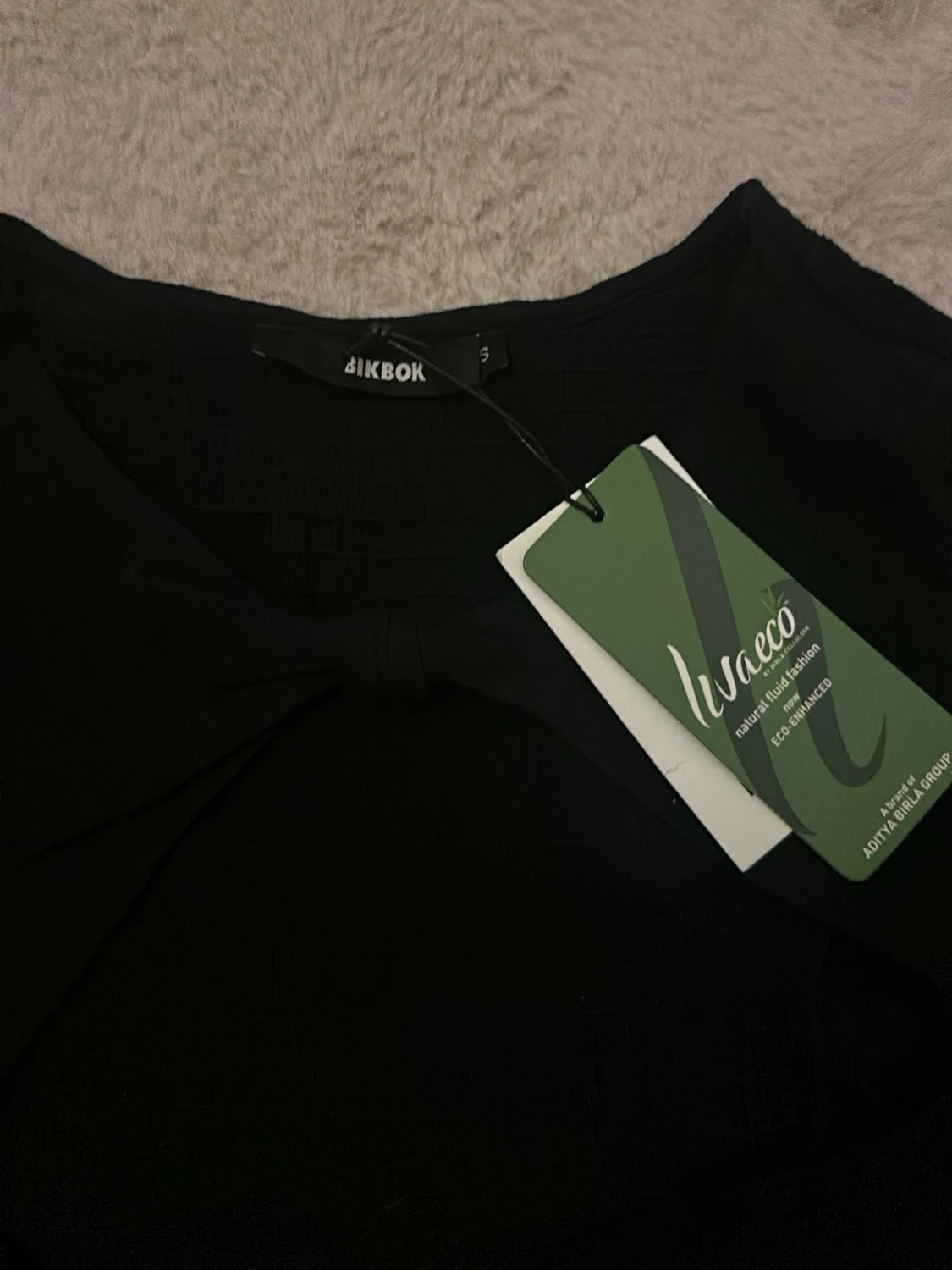 Svart långärmad topp från Bikbok - 1