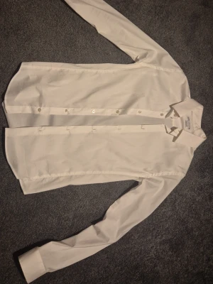 Vit Skjorta - Zara - Snygg klassisk vit skjorta från Zara. Den är i perfekt skick och är redo att köpas👌