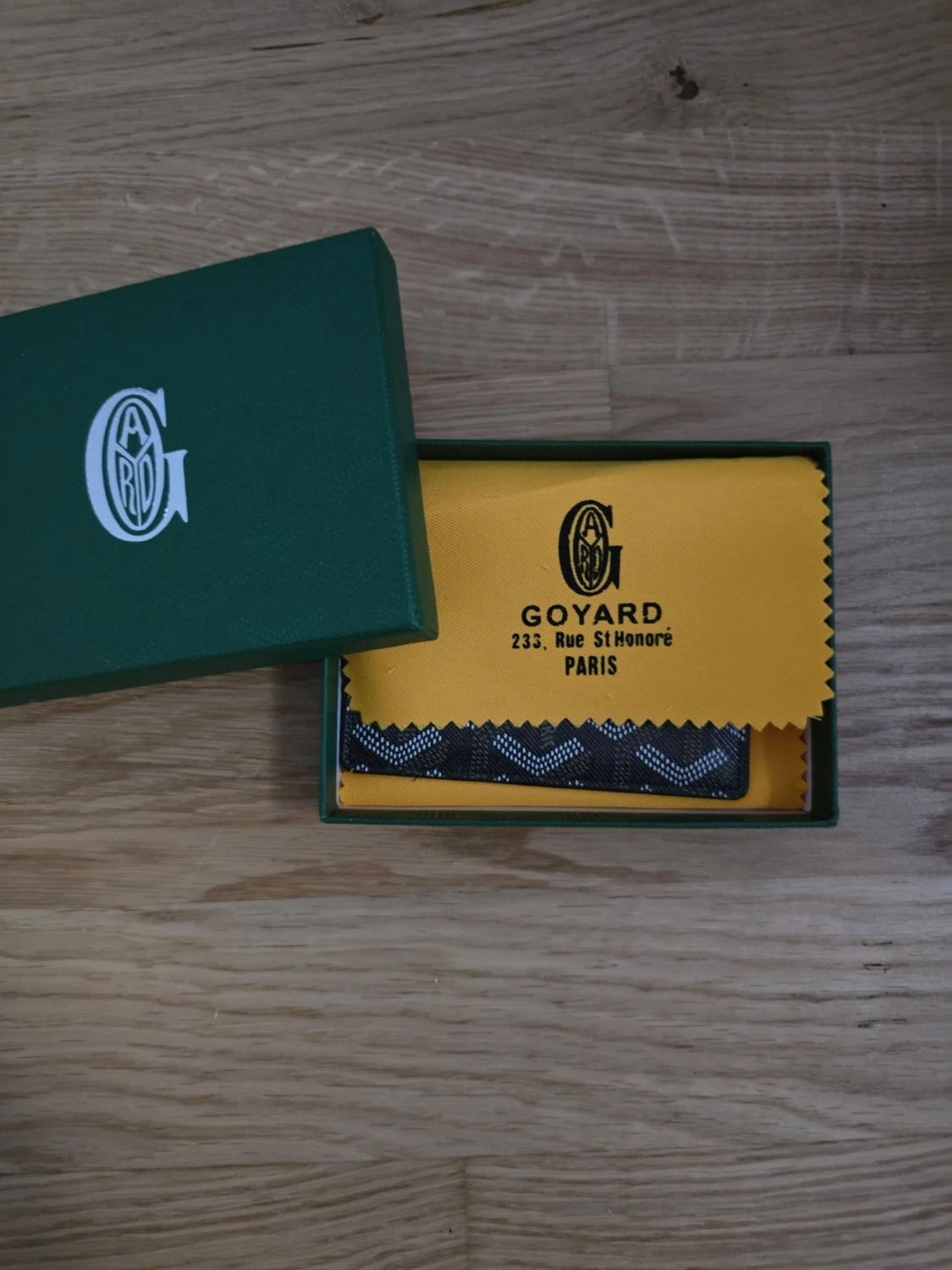 Svart Gy plånbok/kortbehållare - 3