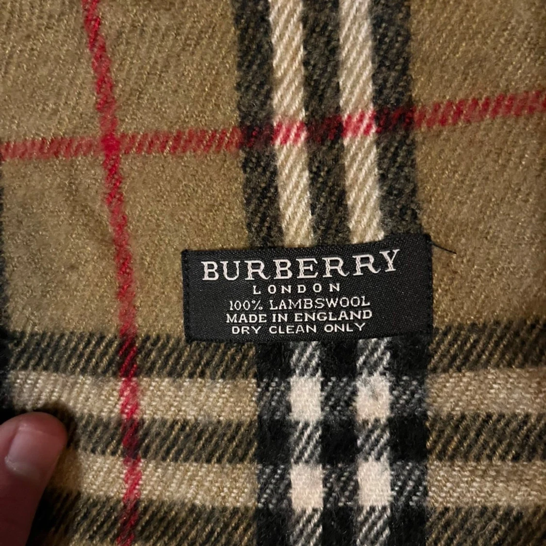 Rutig Burberry halsduk  - 3