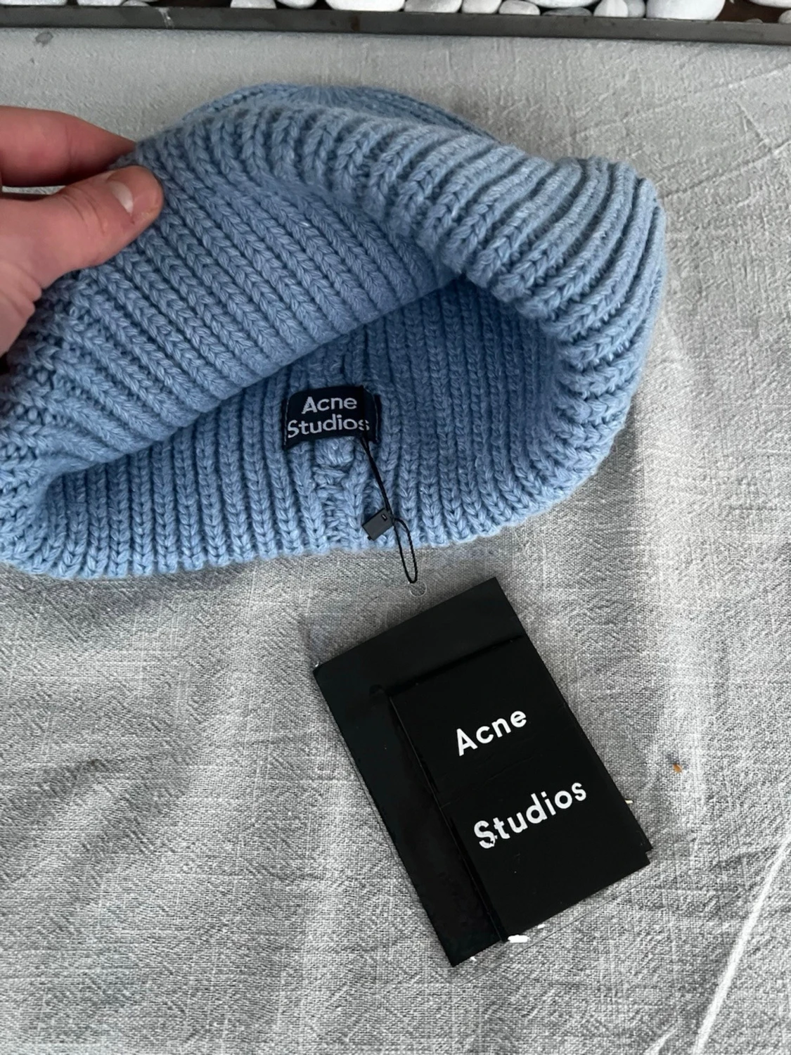 Acne mössa ljusblå - 3