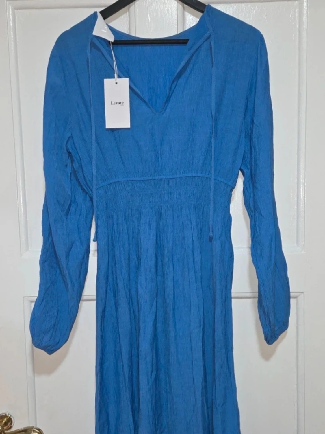 Levaté Midiklänning Lr Asta 3 Krinklad Viscose Stl S - 5