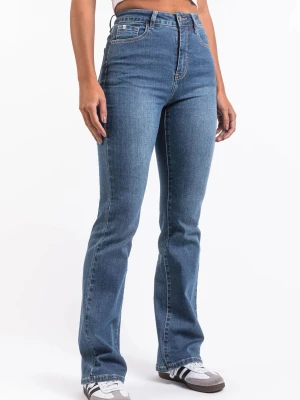 Bootcut madlady jeans  - Blåa stretchiga jeans i bootcut modell💙 XS REGULAR längd madlady! Taylor mid  Material: 71% cotton, 27% polyester, 2% elastane