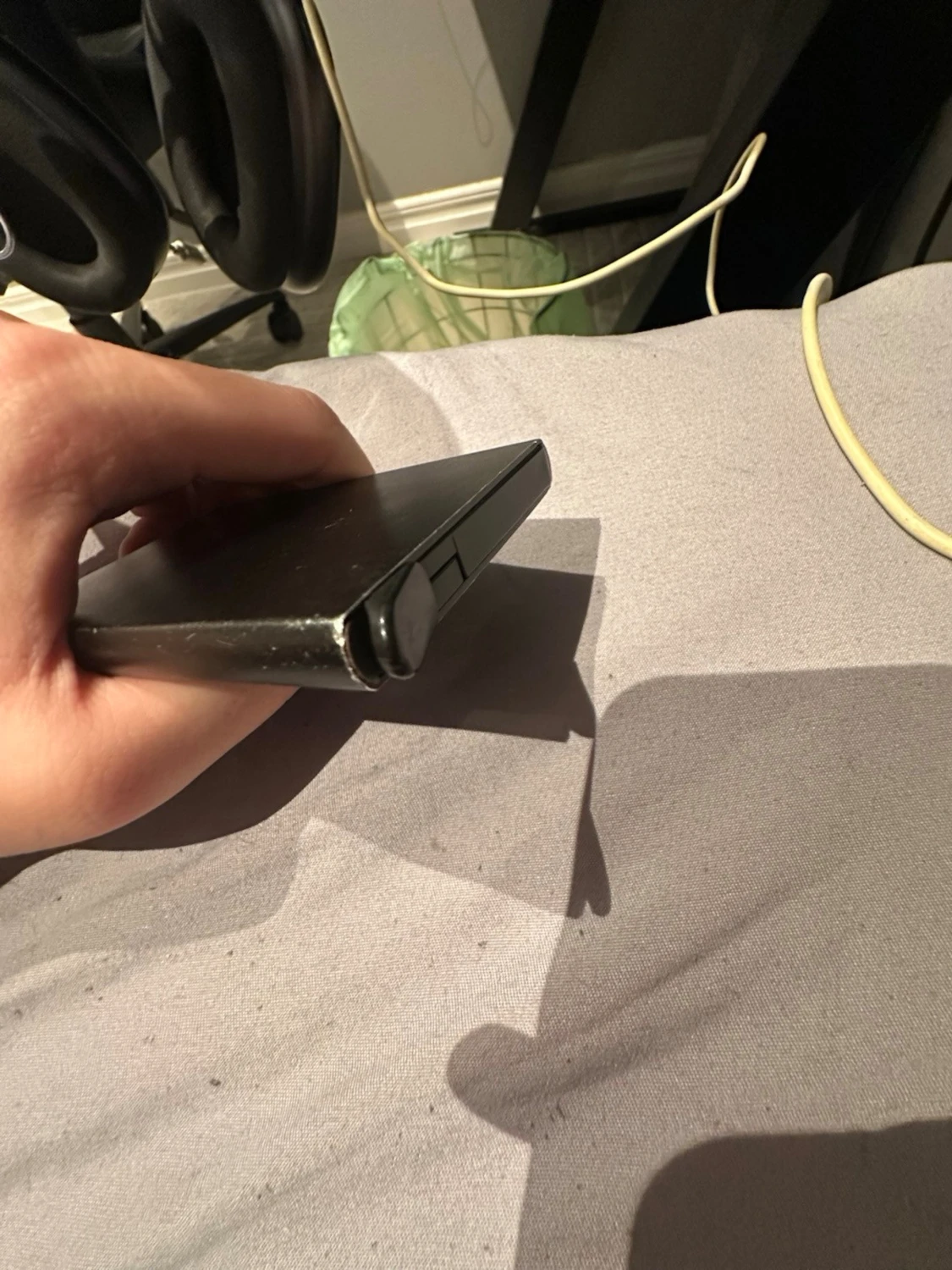 Svart plånbok i metall - 1